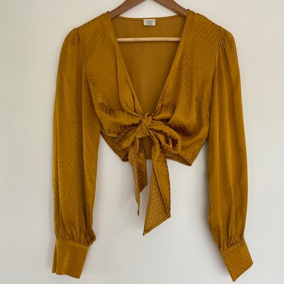 Wilfred Vivi Blouse long sleeve tie cropped - Picture 3 of 10